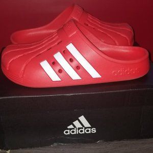 Adidas Red Adilette Clog